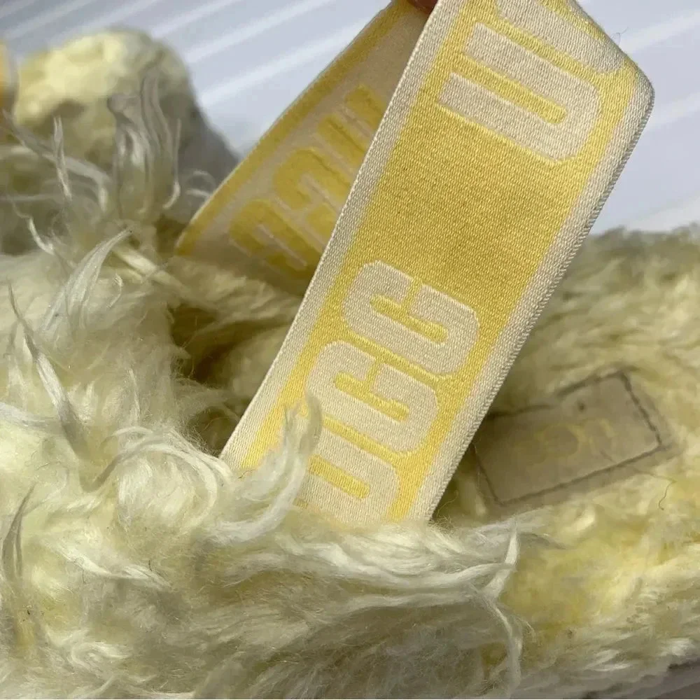 UGG Fluff Sugar Platform Yellow